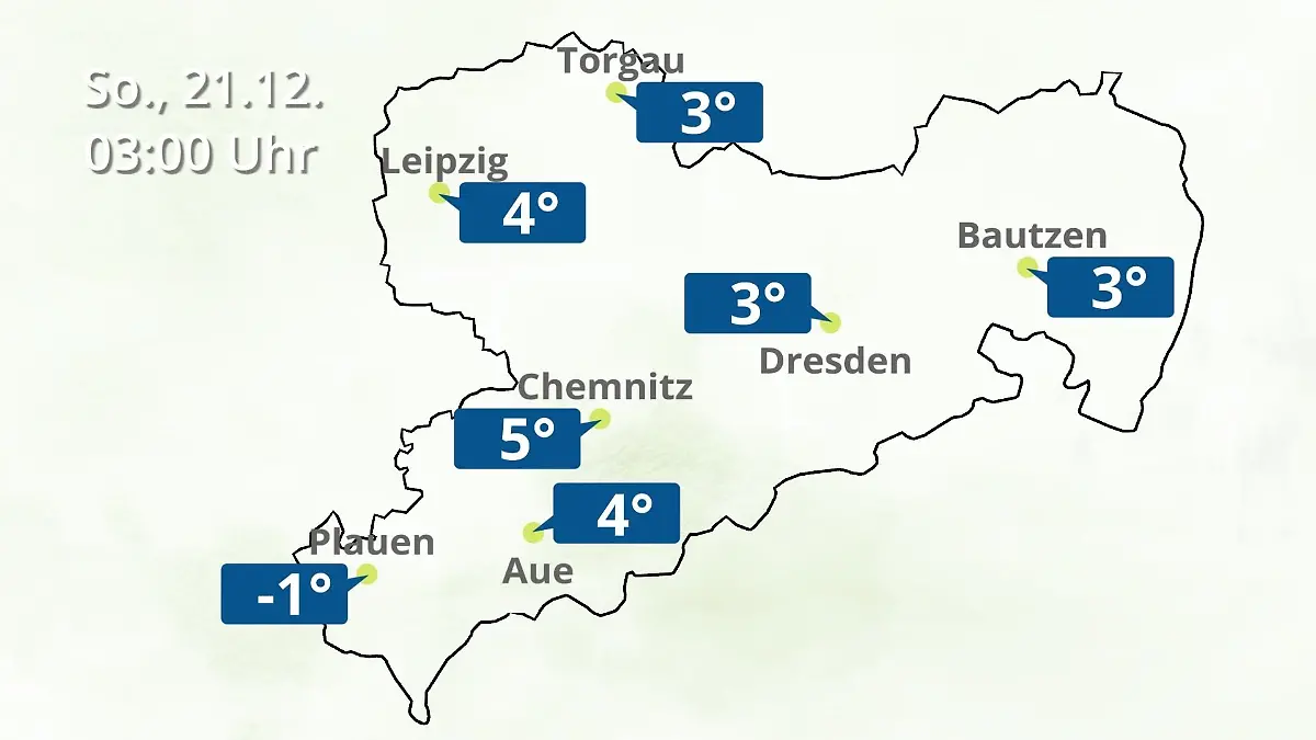 Sachsen: Wie wird das Wetter? Regen- und Wolkenfilm für Chemnitz, Dresden und Leipzig