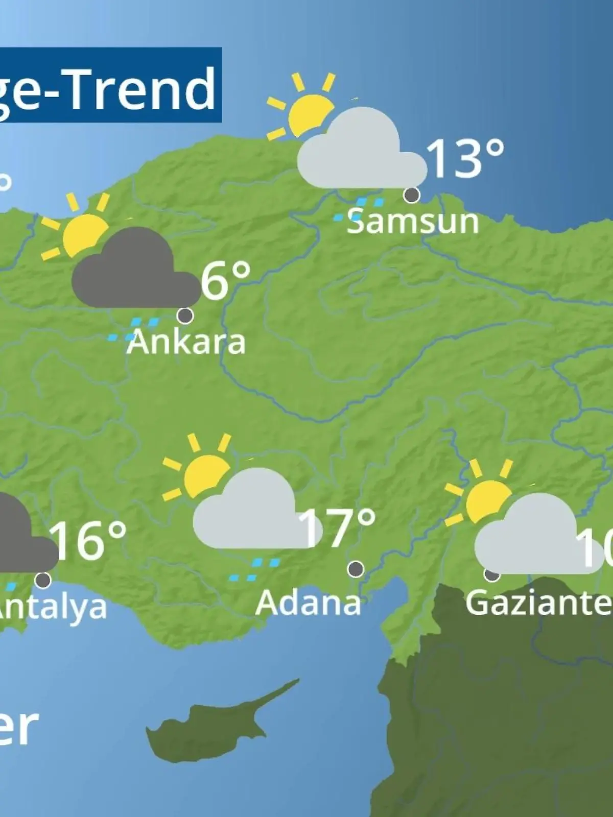 Bild zu: "Türkei: Wie wird das Wetter?"