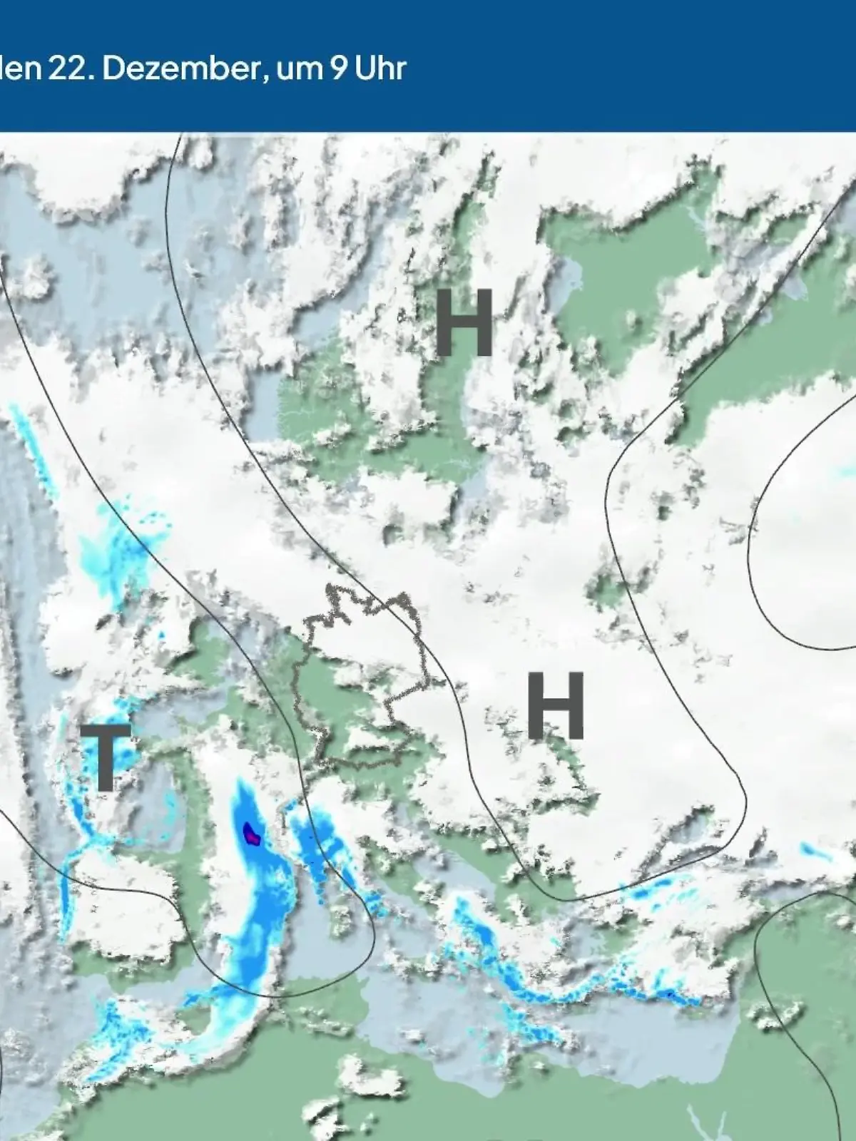 Bild zu: "Die Wetterlage der kommenden 5 Tage"