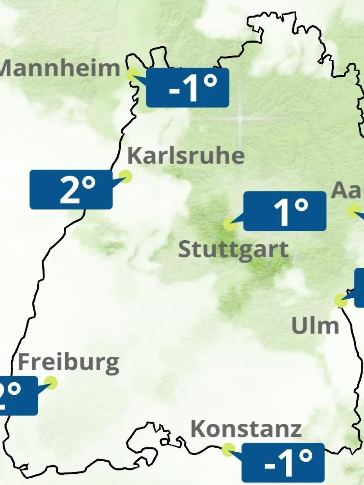 Bild zu: "Baden-Württemberg: Wie wird das Wetter?"