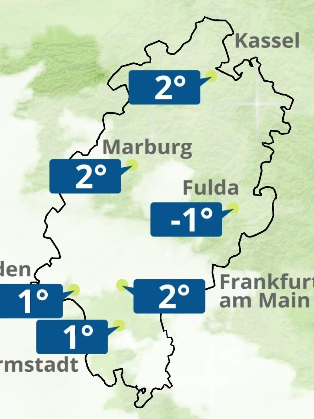 Bild zu: "Hessen: Wie wird das Wetter?"