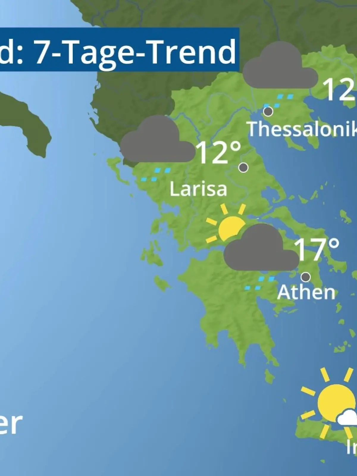 Bild zu: "Griechenland: Wie wird das Wetter?"
