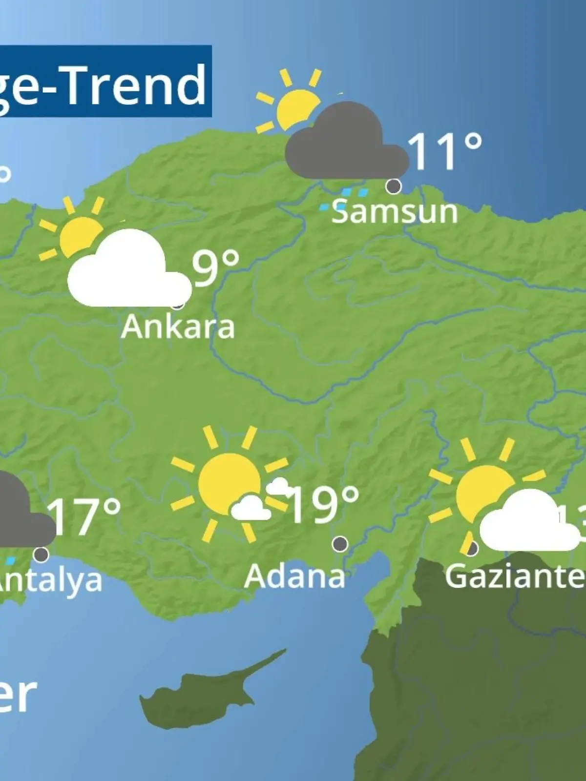 Bild zu: "Türkei: Wie wird das Wetter?"