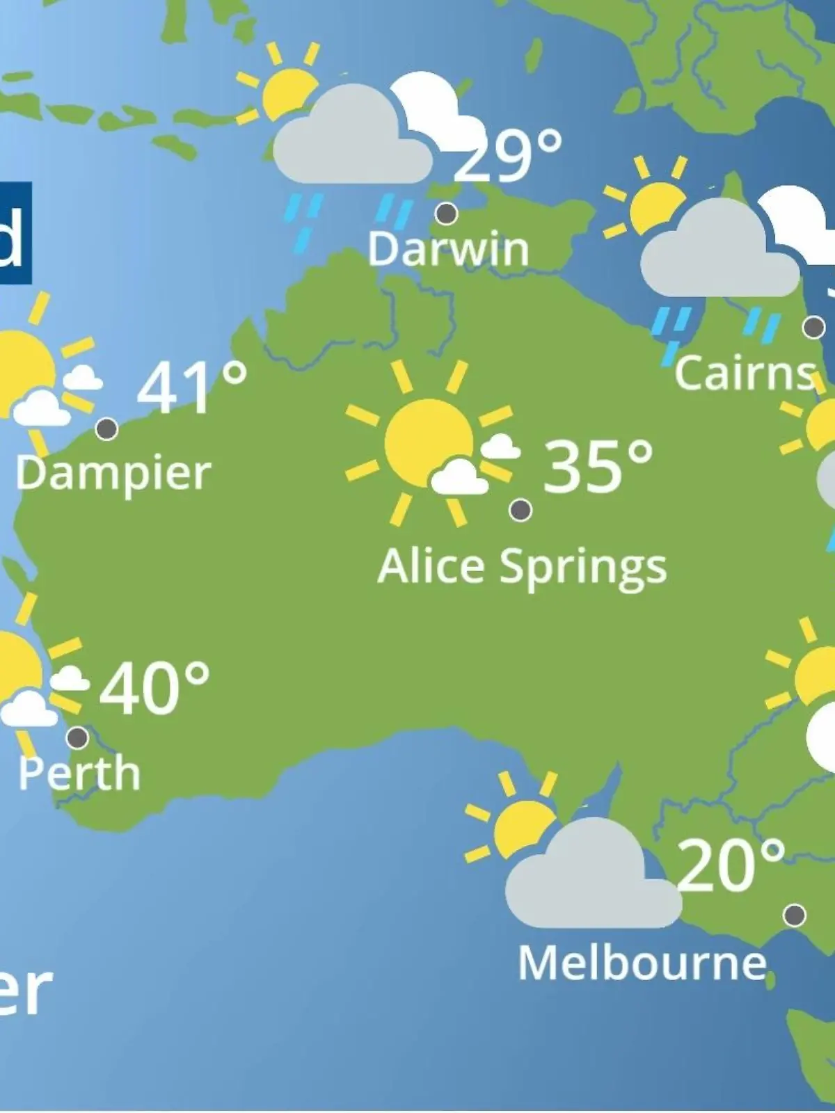 Bild zu: "Australien: Wie wird das Wetter?"