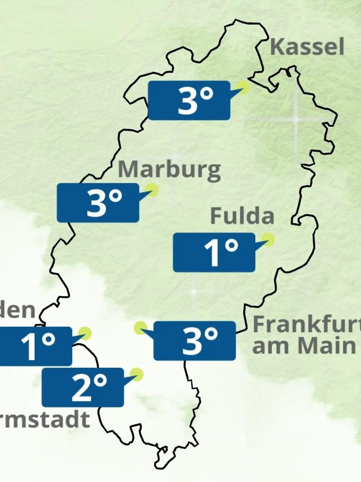 Bild zu: "Hessen: Wie wird das Wetter?"