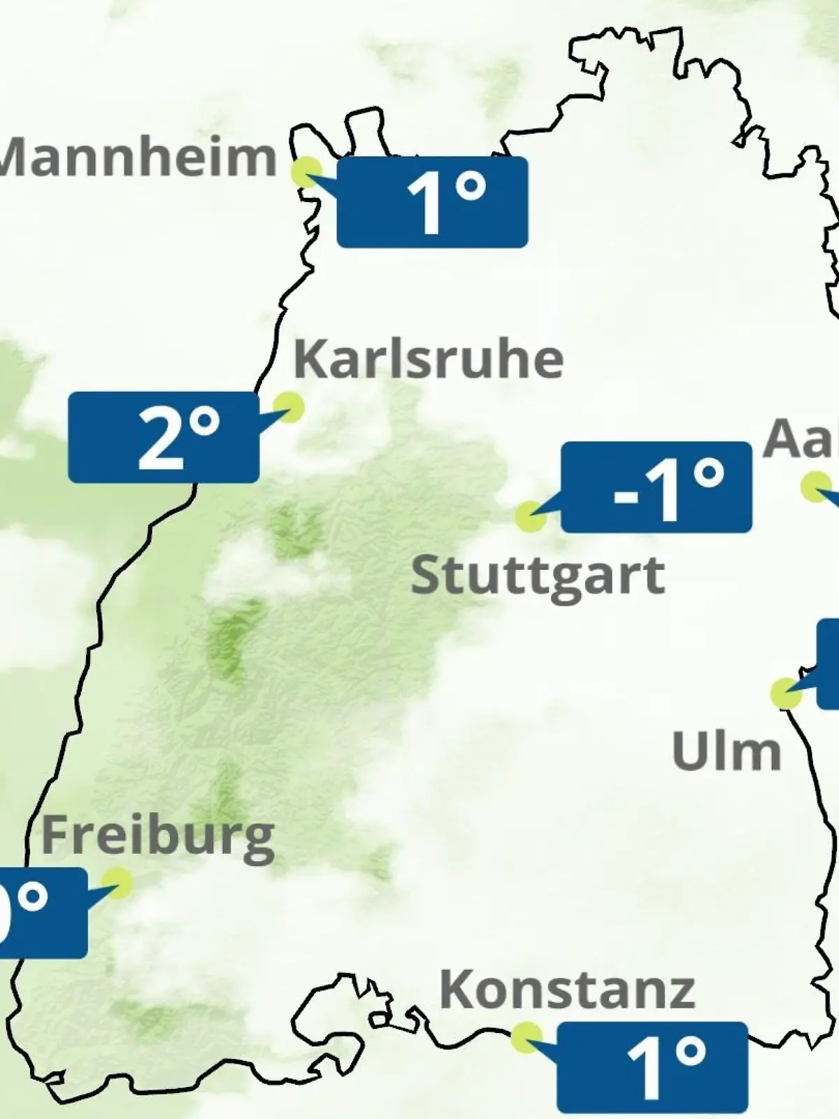 Bild zu: "Baden-Württemberg: Wie wird das Wetter?"
