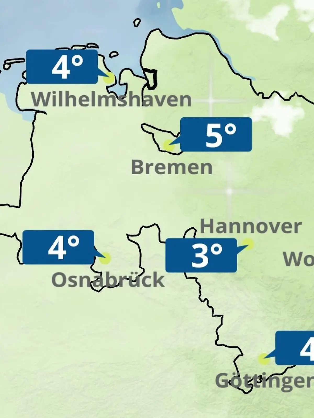 Bild zu: "Bremen und Niedersachsen: Wie wird das Wetter?"