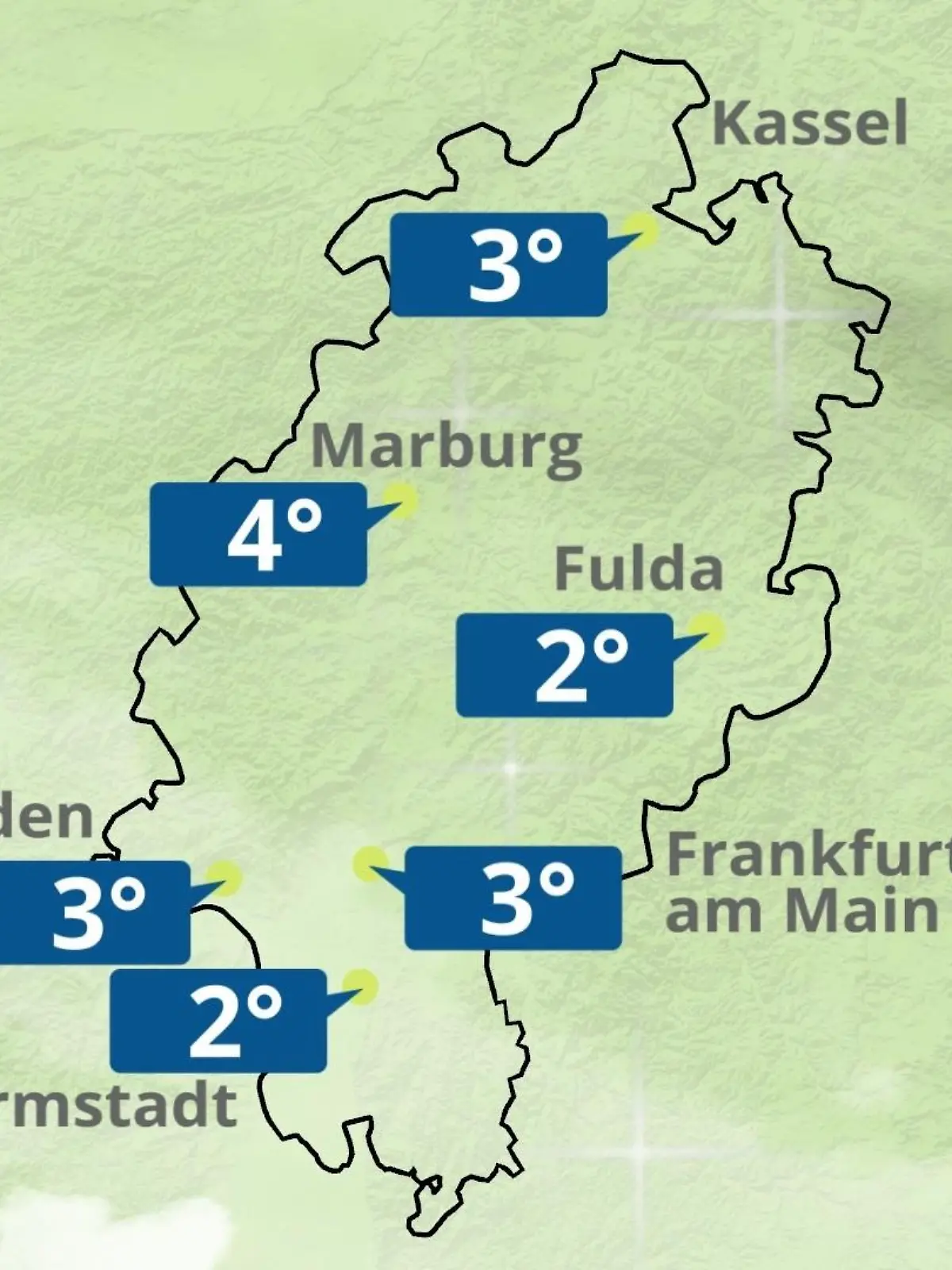 Bild zu: "Hessen: Wie wird das Wetter?"