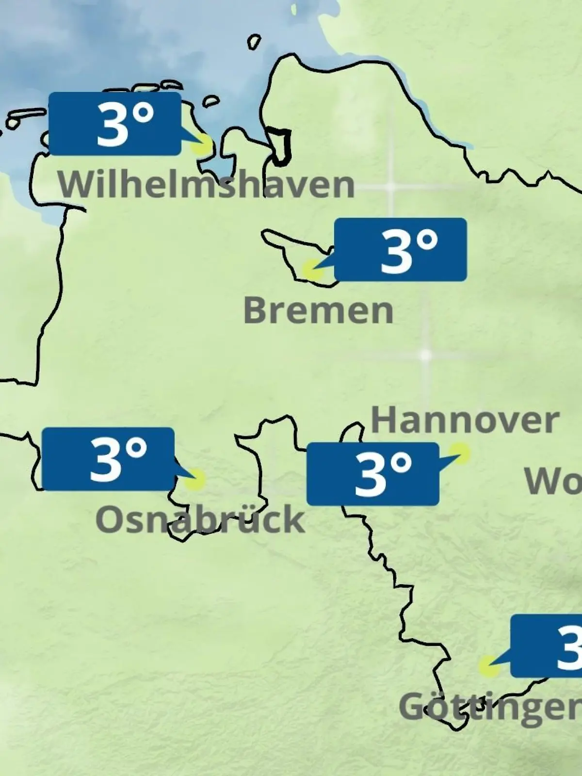 Bild zu: "Bremen und Niedersachsen: Wie wird das Wetter?"
