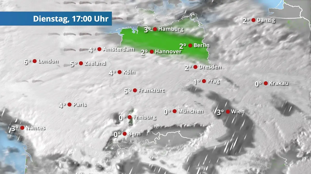 Meist grau in grau und nur wenig blau Der Regen- und Wolkenfilm für 48 Stunden