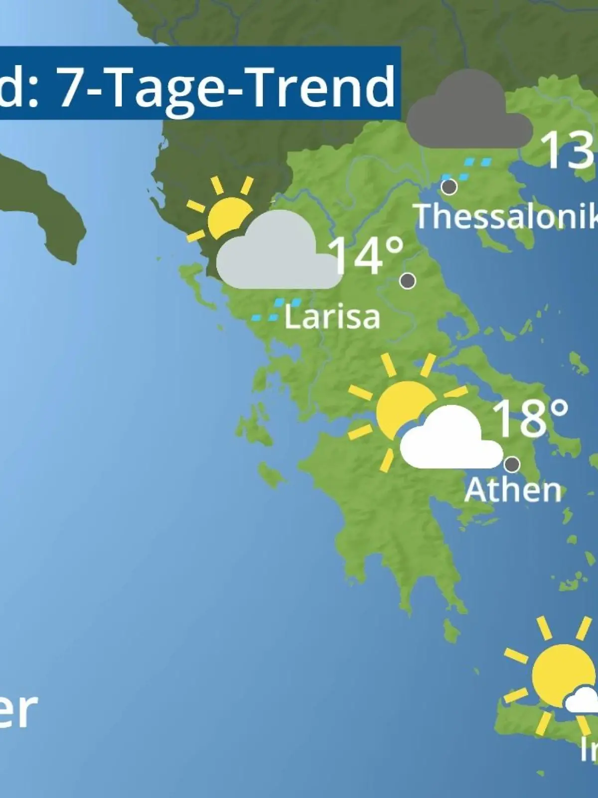 Bild zu: "Griechenland: Wie wird das Wetter?"