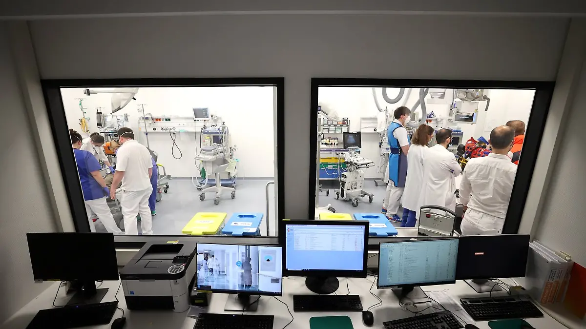 Ein Blick in die beiden Schockräume der Notaufnahme im Klinikum Darmstadt