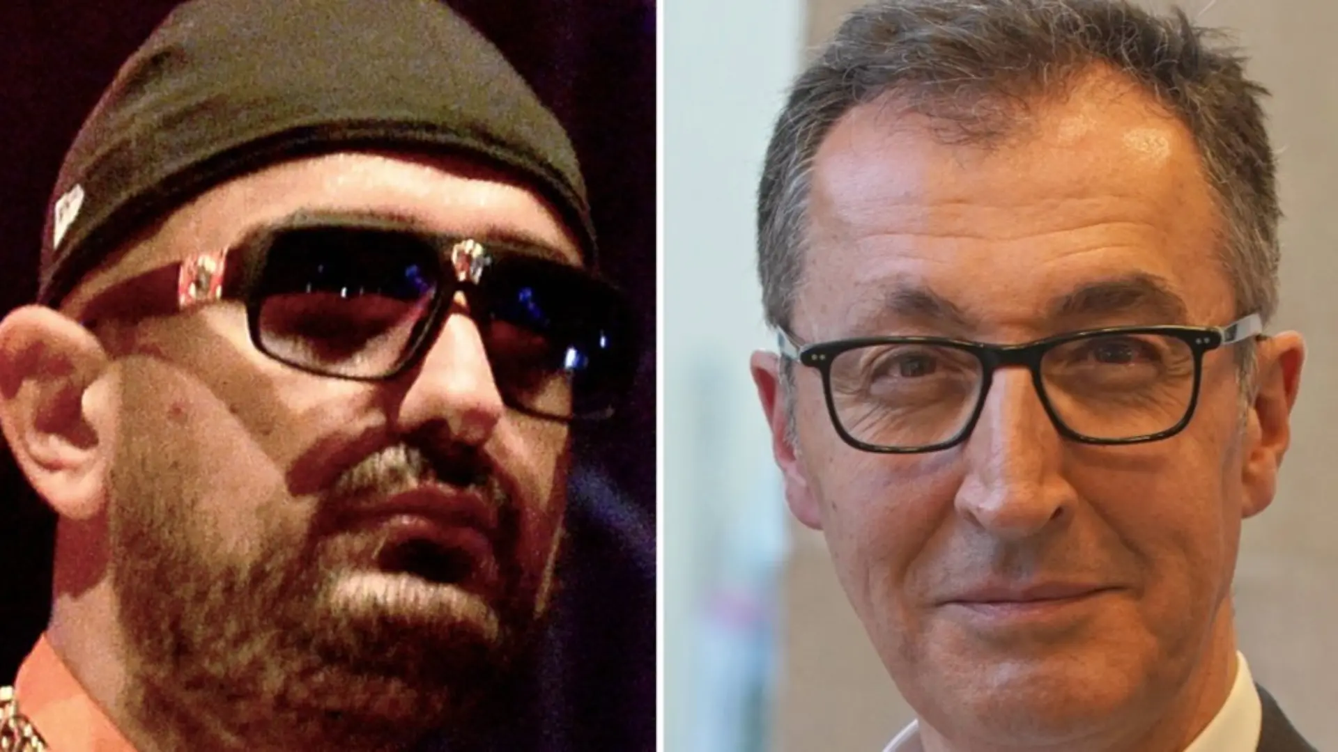 Rapper Haftbefehl und Cem Özdemir