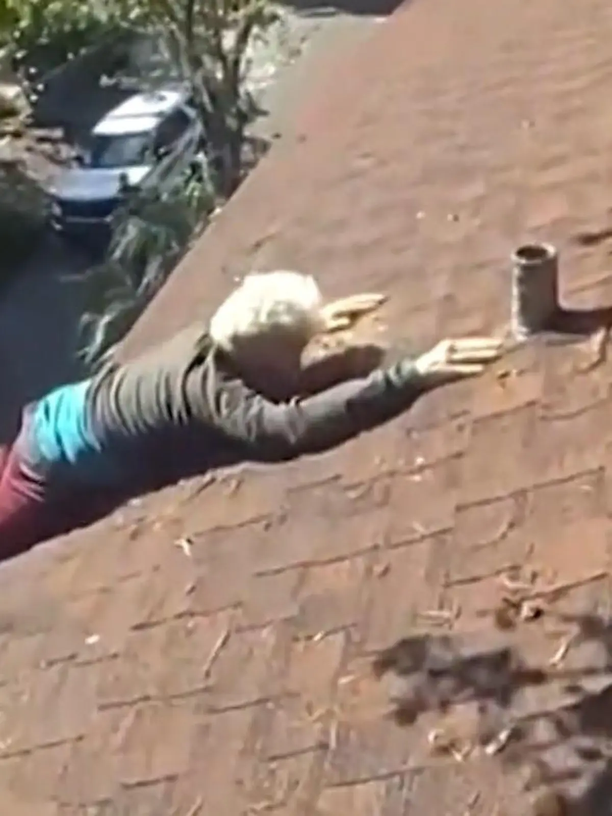 Bild zu: "Polizei bewahrt Rentner vor Sturz vom Dach – so zuckersüß reagiert er auf seine Rettung!"