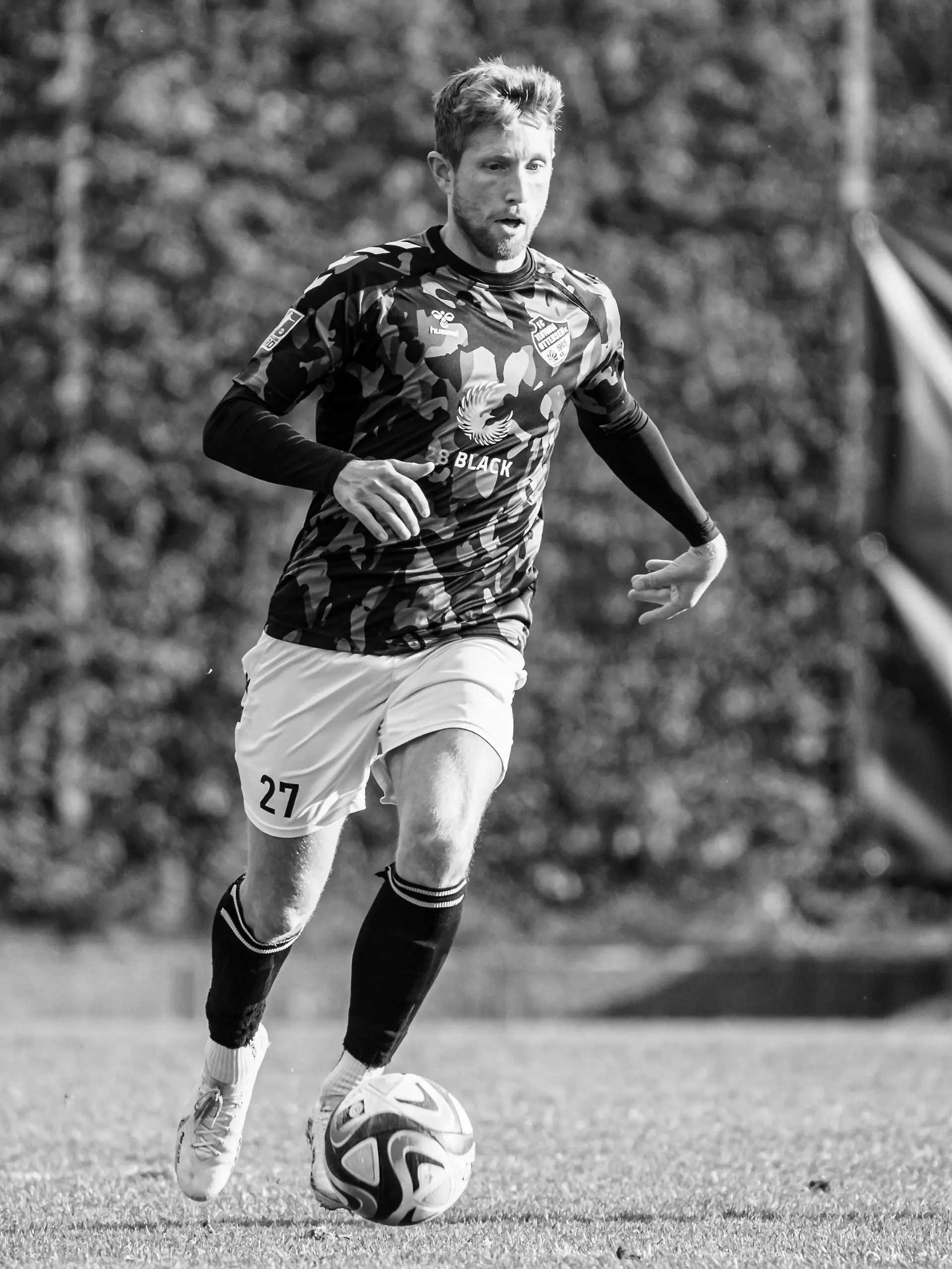 Sebastian Hertner bei einem Spiel für FC Teutonia 05 Ottensen im Jahr 2024