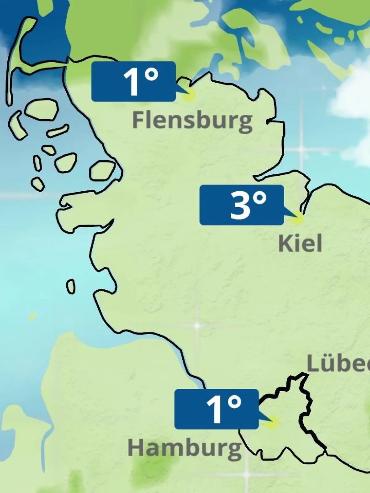 Bild zu: "Hamburg, Schleswig-Holstein: Wie wird das Wetter?"