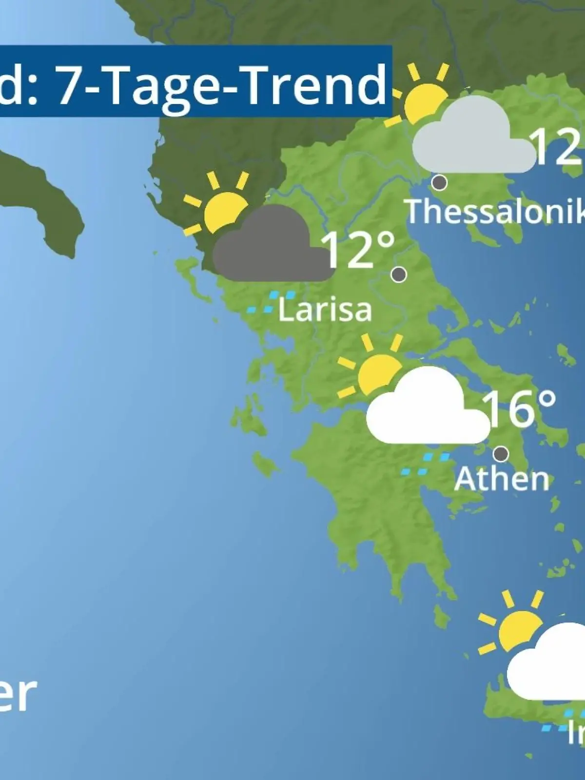 Bild zu: "Griechenland: Wie wird das Wetter?"