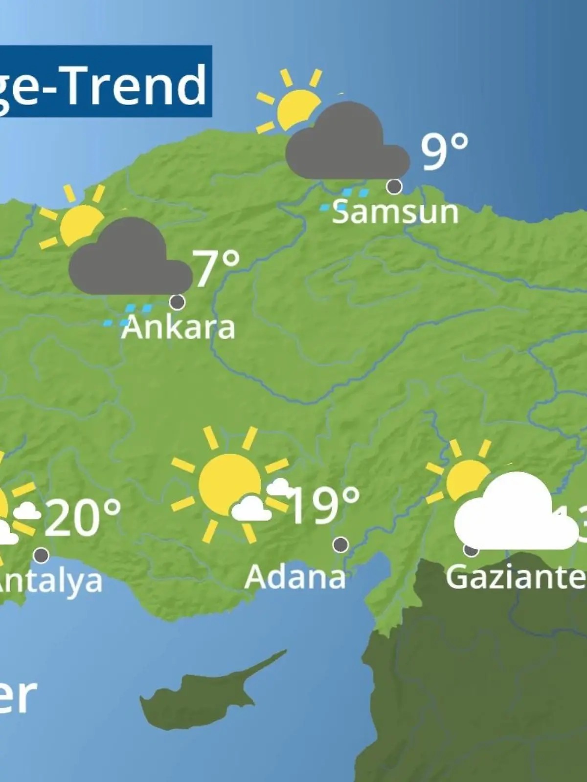 Bild zu: "Türkei: Wie wird das Wetter?"