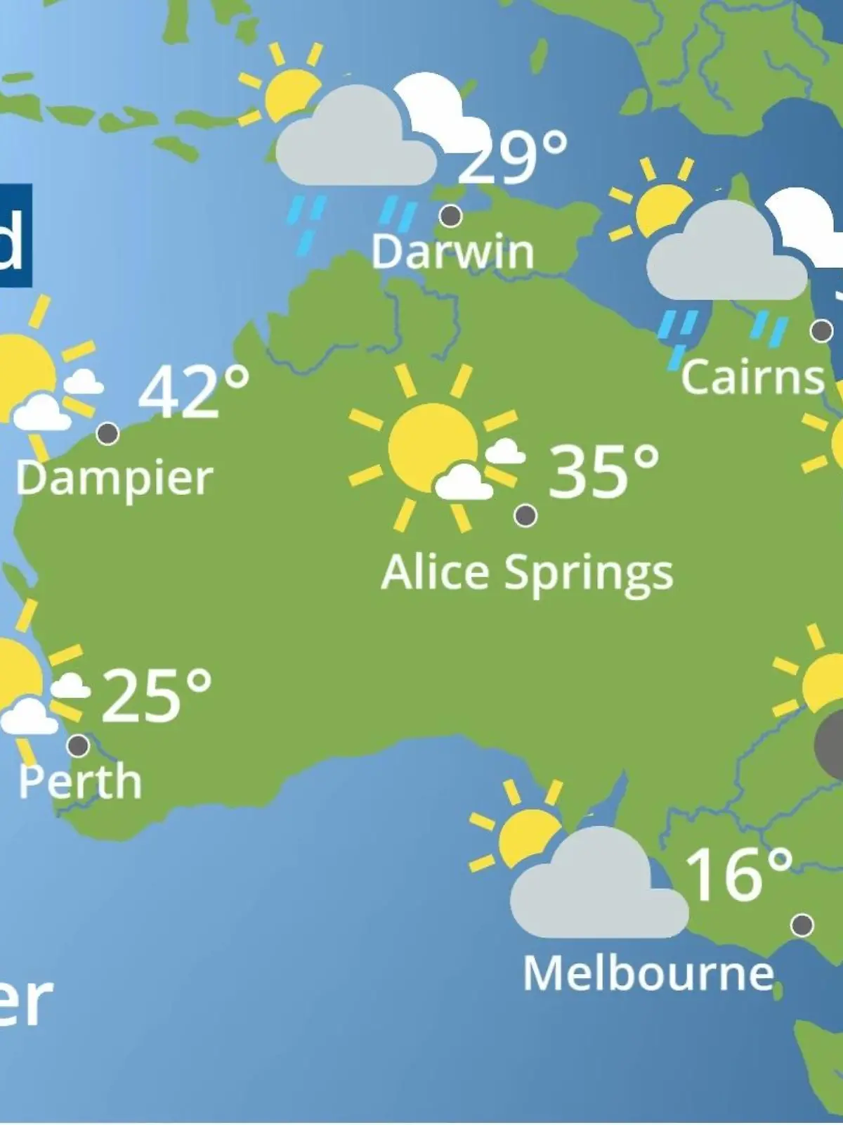 Bild zu: "Australien: Wie wird das Wetter?"