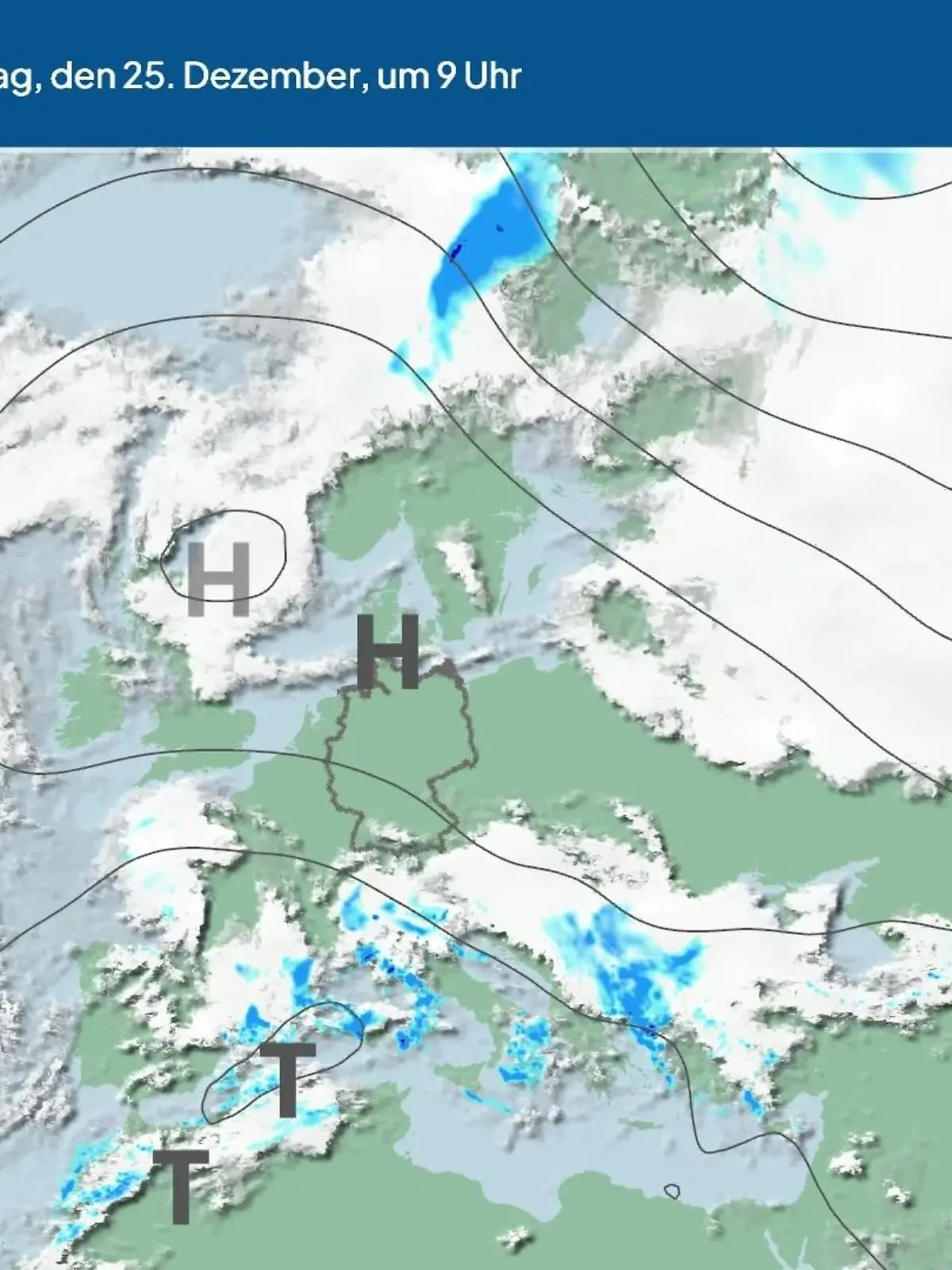 Bild zu: "Die Wetterlage der kommenden 5 Tage"