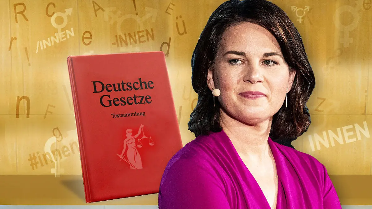 Annalena Baerbock würde sich als Kanzlerin für gendergerechte Gesetzestexte einsetzten.