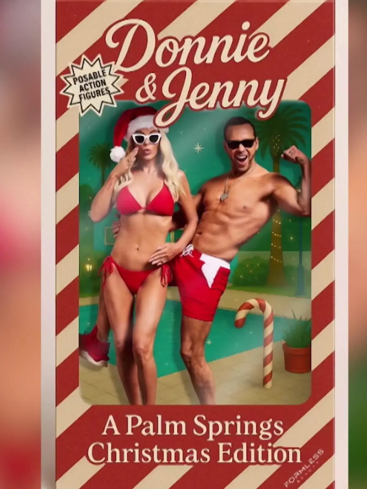 Bild zu: "Heiße Weihnachtsgrüße! Bei dieser sexy Karte wird selbst Santa rot"