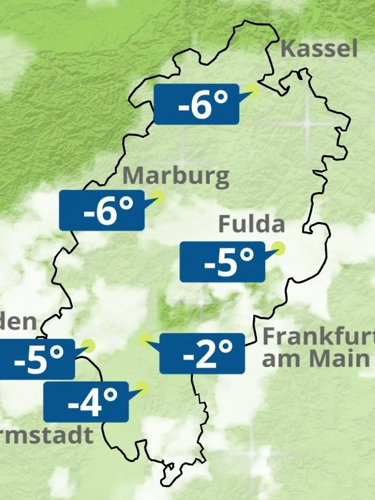 Bild zu: "Hessen: Wie wird das Wetter?"