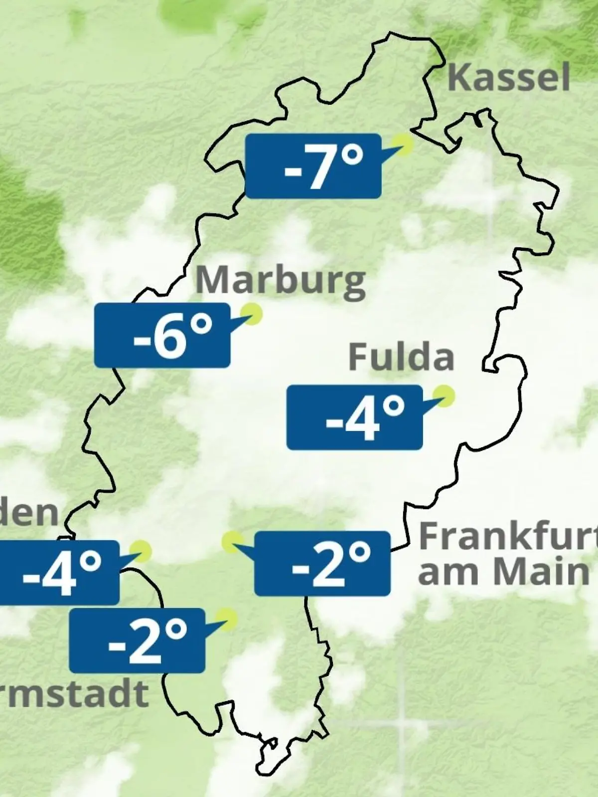 Bild zu: "Hessen: Wie wird das Wetter?"