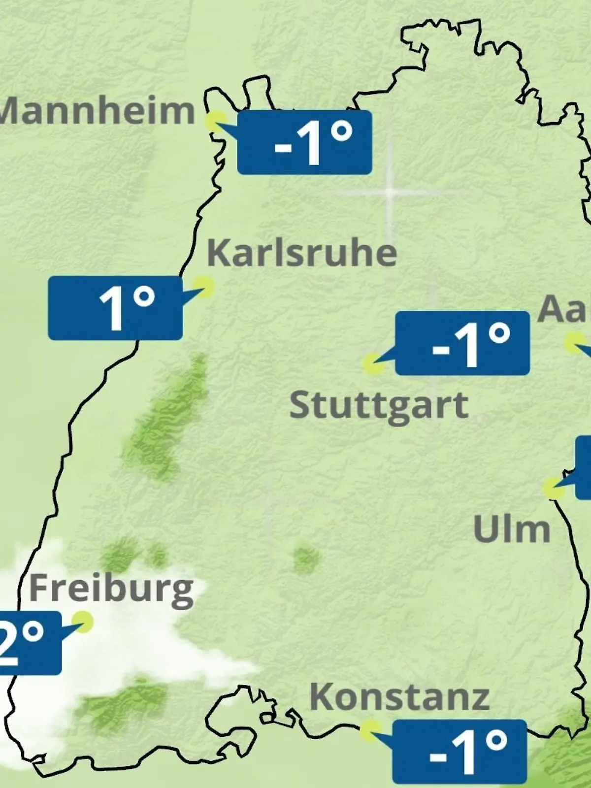 Bild zu: "Baden-Württemberg: Wie wird das Wetter?"