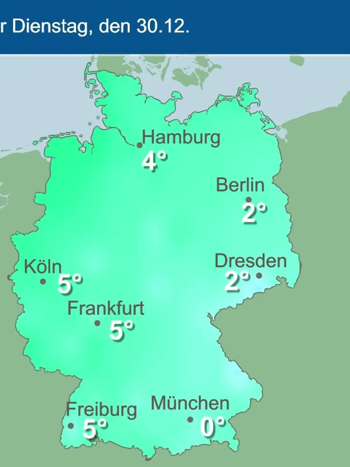 Bild zu: "Im Video: Temperatur-Vorhersage"