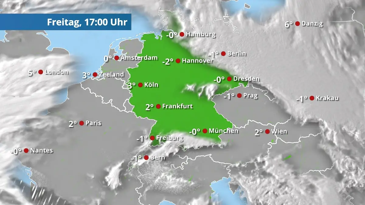 Sonnenschein begleitet die Kälte Der Regen- und Wolkenfilm für 48 Stunden