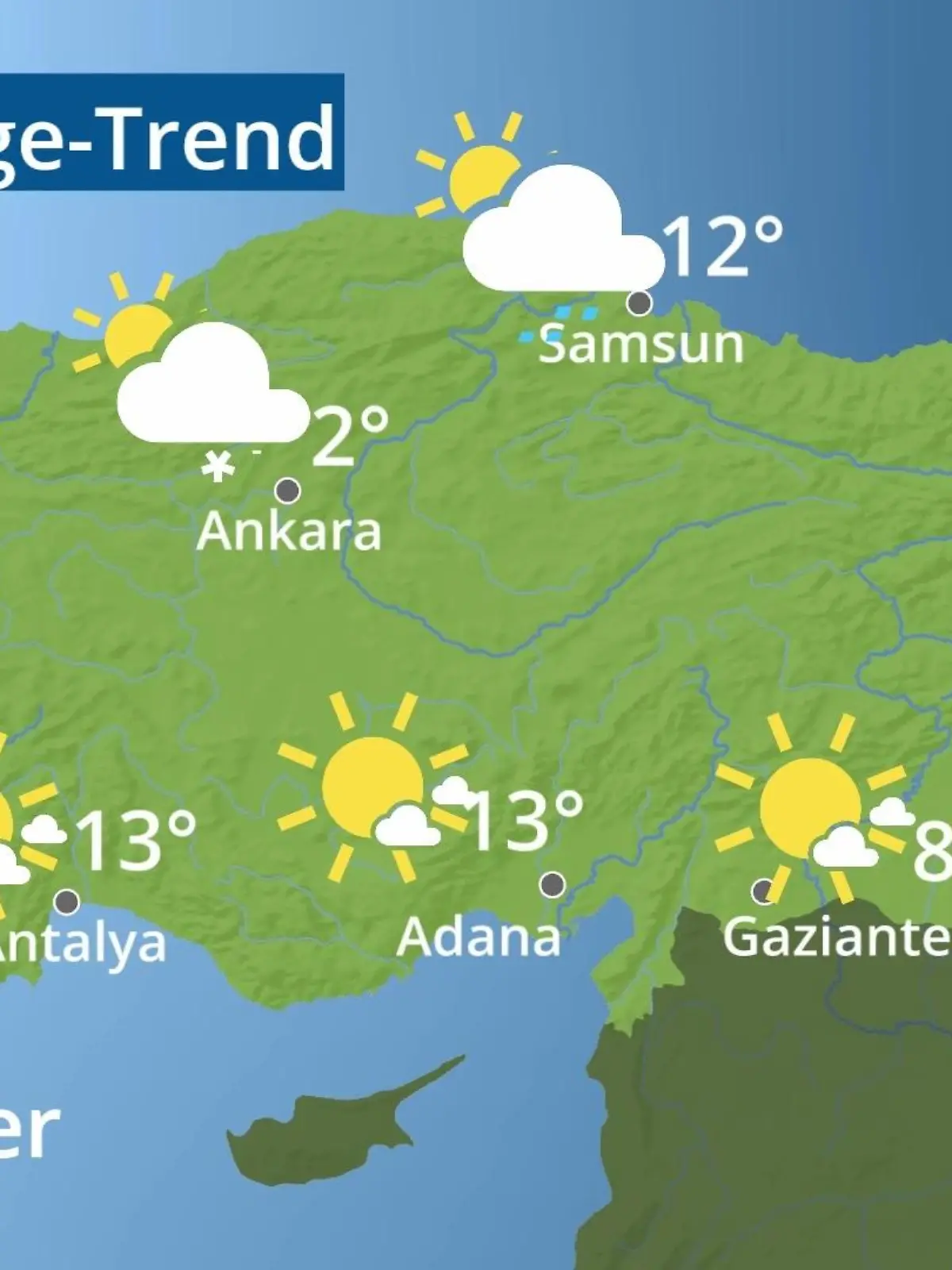 Bild zu: "Türkei: Wie wird das Wetter?"