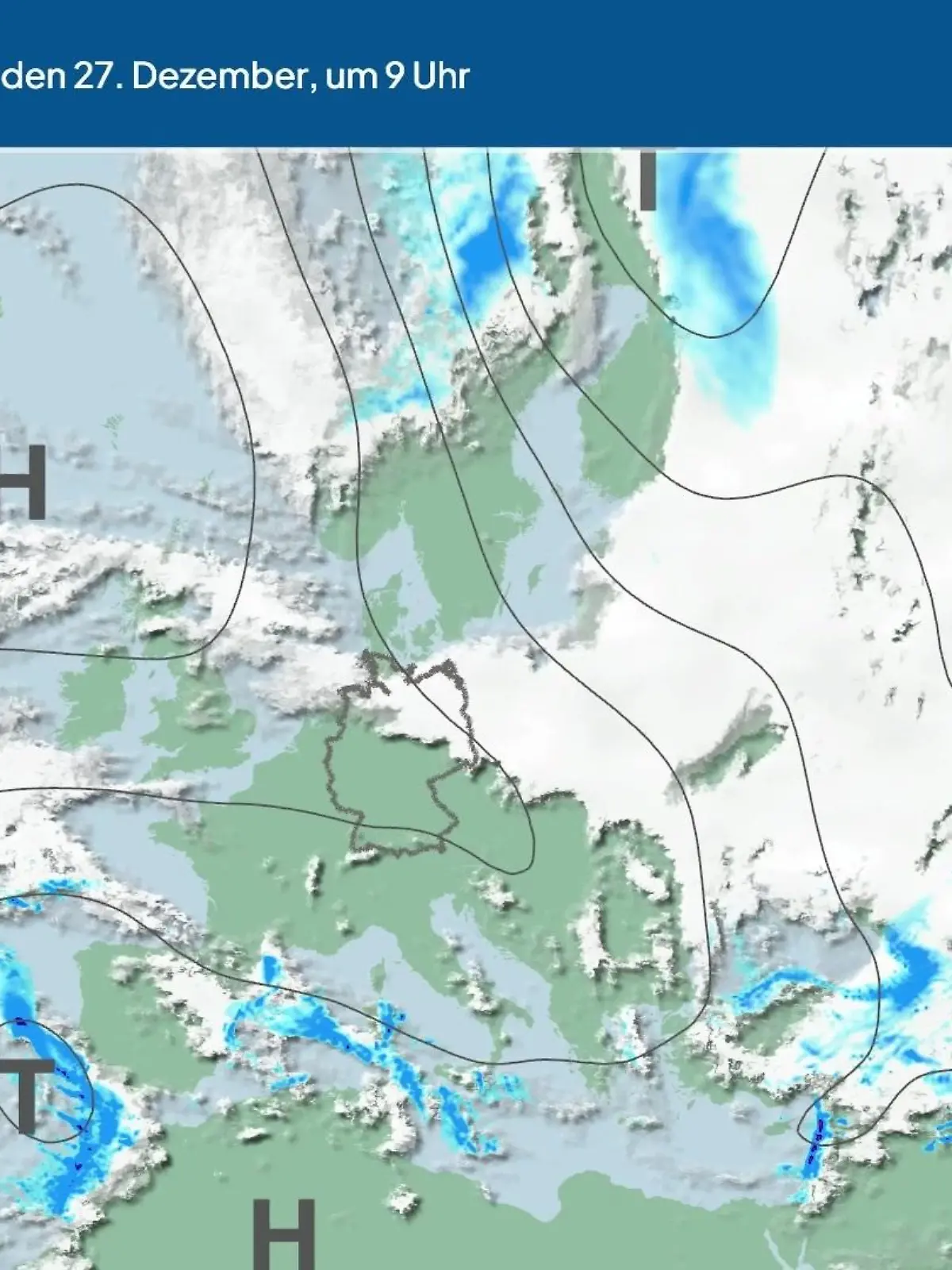 Bild zu: "Die Wetterlage der kommenden 5 Tage"