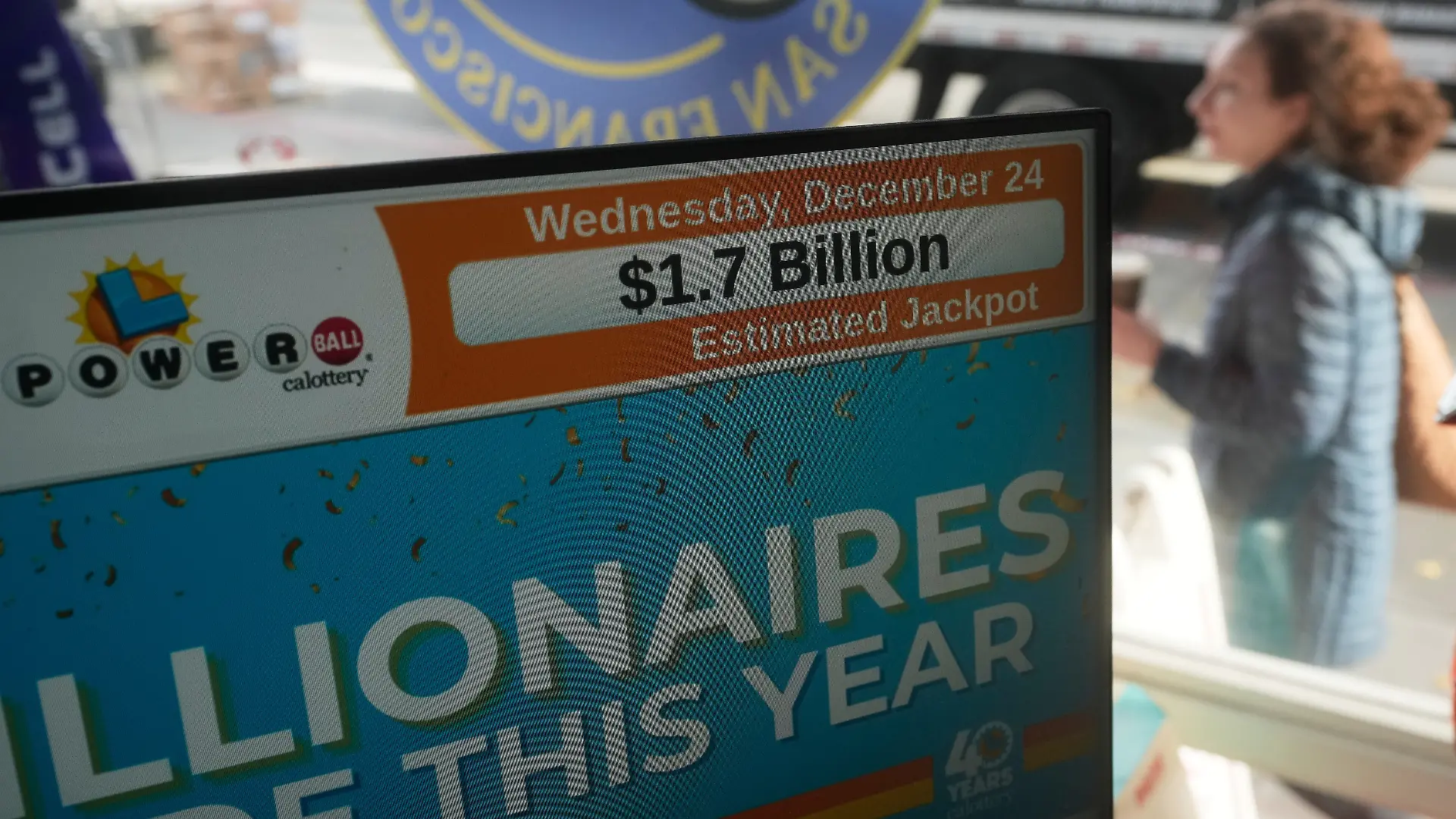 Lotto-Werbung in San Francisco (Symbolfoto) 