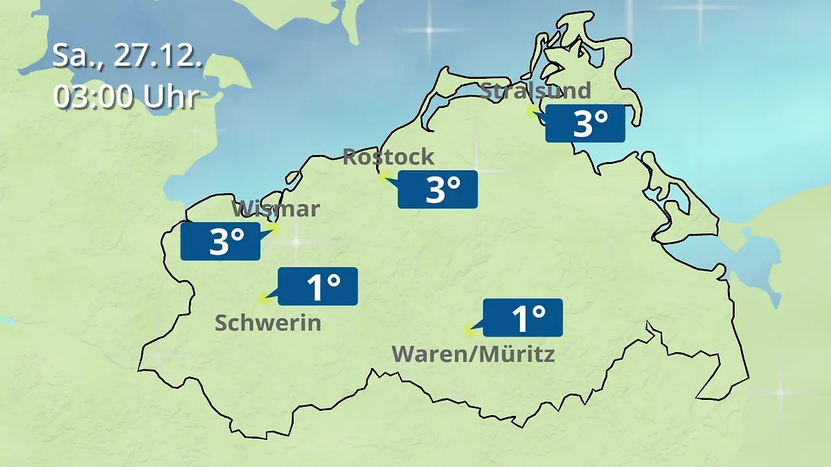 Mecklenburg-Vorpommern: Wie wird das Wetter? Regen- und Wolkenfilm für Rostock, Rügen und die Ostseeküste