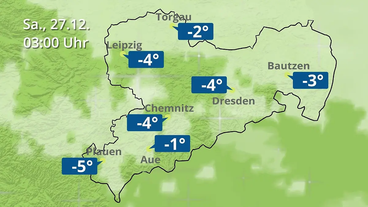 Sachsen: Wie wird das Wetter? Regen- und Wolkenfilm für Chemnitz, Dresden und Leipzig