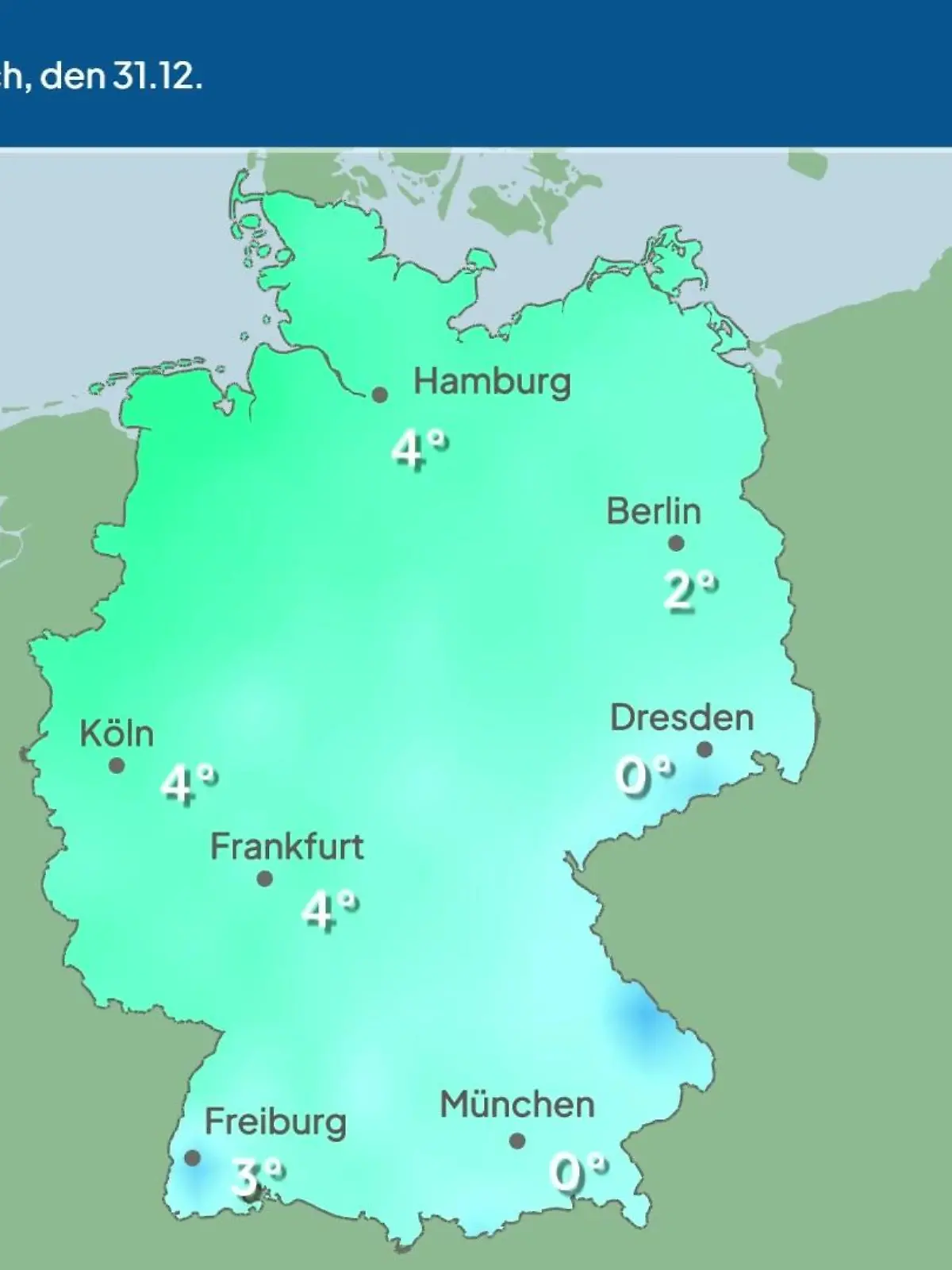 Bild zu: "Im Video: Temperatur-Vorhersage"