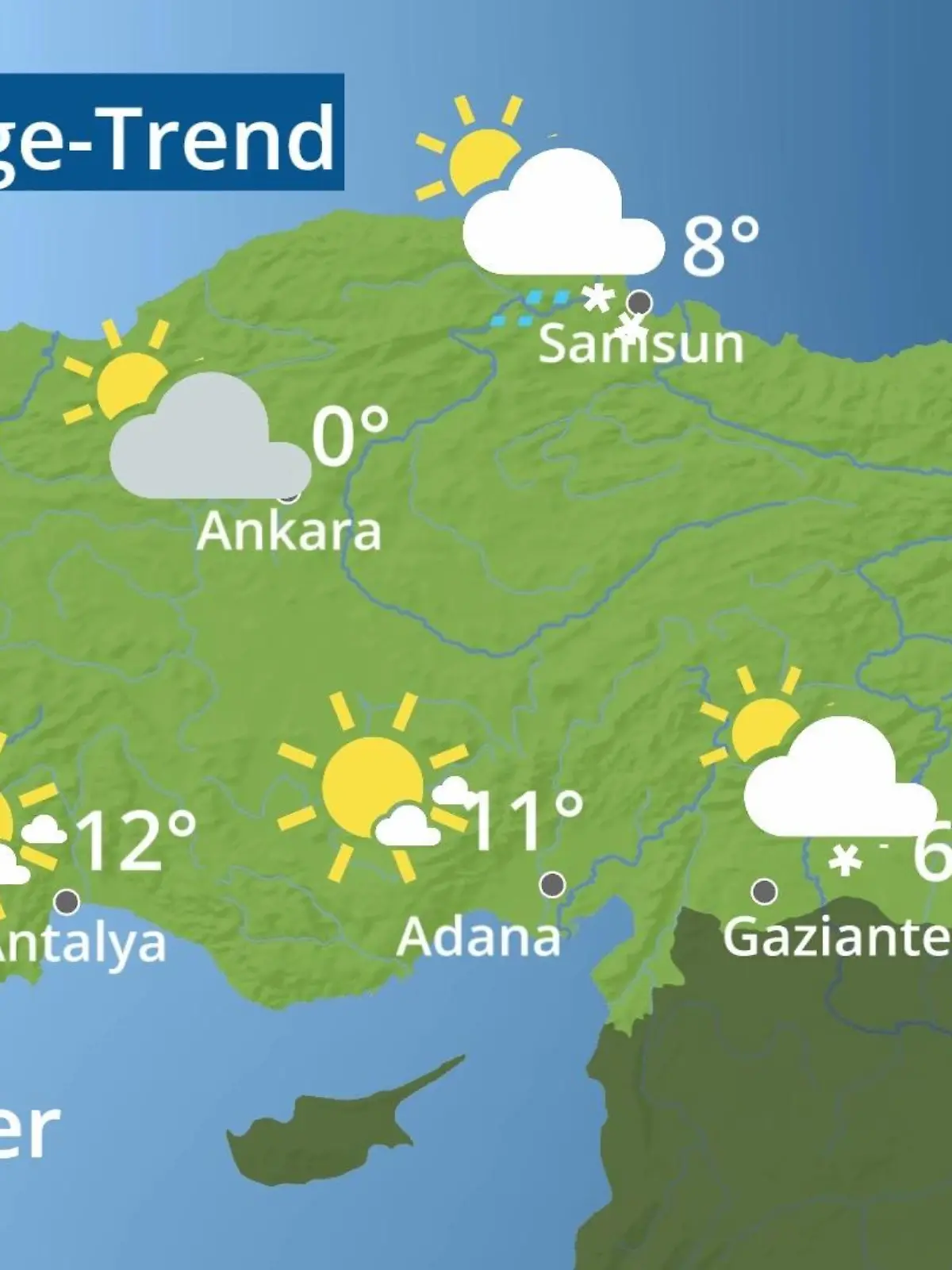 Bild zu: "Türkei: Wie wird das Wetter?"