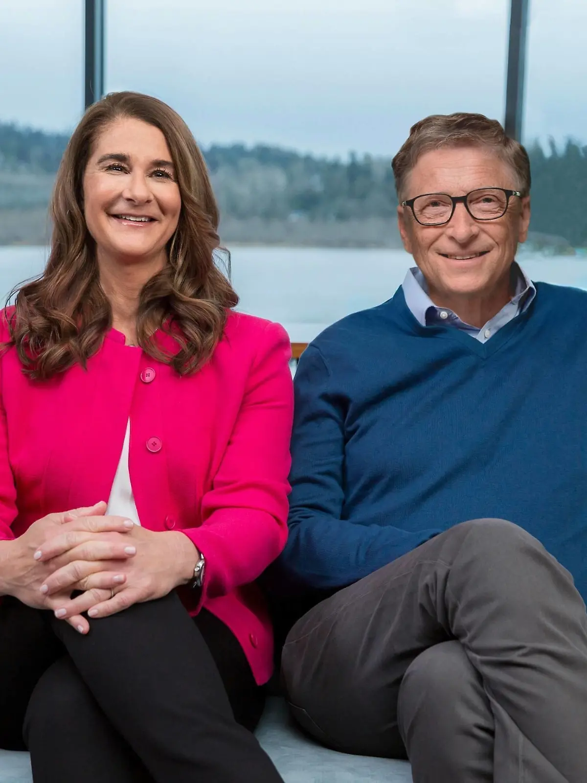  190213 -- KIRKLAND U.S., Feb. 13, 2019  -- Photo provided by Bill & Melinda Gates Foundation shows that Bill Gates R and Melinda Gates pose for a photo after annotating the 2019 annual letter in Kirkland, Washington, the United States, on Jan. 8, 2019. Bill and Melinda Gates released their 2019 annual letter on Feb. 12 and a video speech was exclusively broadcast via . Bill Gates, co-chair of the Bill & Melinda Gates Foundation, said Tuesday that exciting progress against poverty and disease around the world has been made in 2018, and China has been a major contributor to this progress. Bill Gates has called for strengthened investment in innovation in key areas so that related industries can continue to develop without worsening climate change. In their 2019 annual letter, Bill and Melinda Gates shared nine things that have surpr PUBLICATIONxNOTxINxCHN