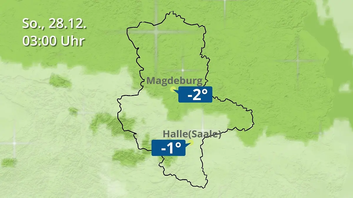 Sachsen-Anhalt: Wie wird das Wetter? Regen und Wolkenfilm für Halle und Magdeburg