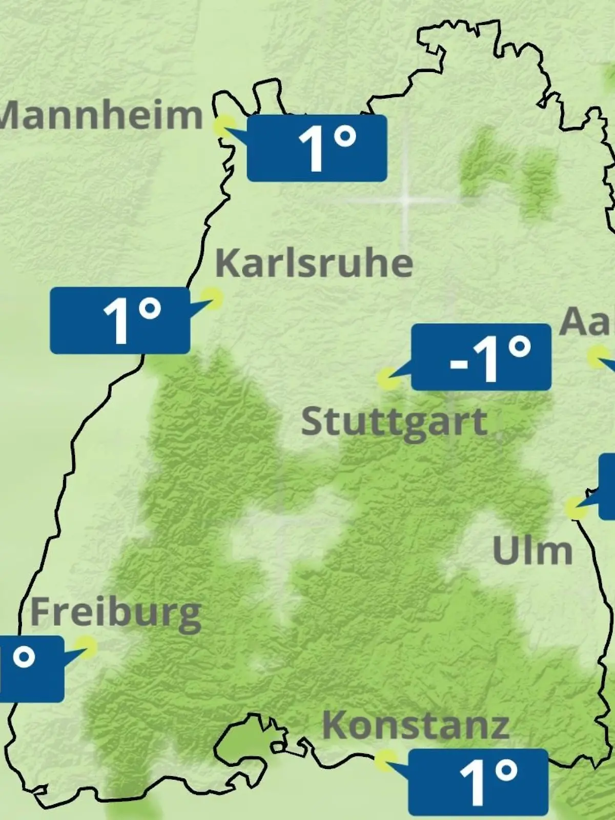 Bild zu: "Baden-Württemberg: Wie wird das Wetter?"