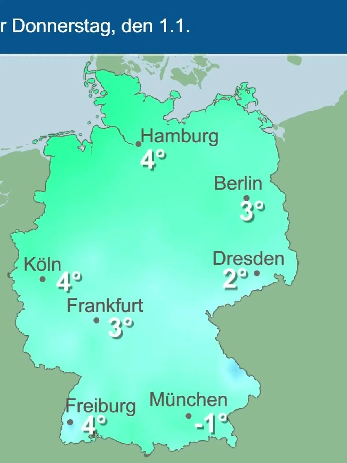 Bild zu: "Im Video: Temperatur-Vorhersage"