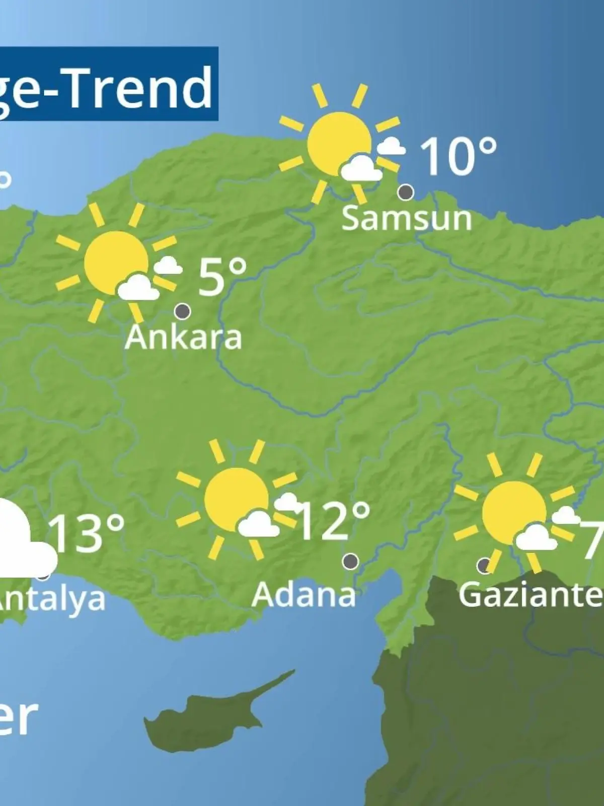 Bild zu: "Türkei: Wie wird das Wetter?"