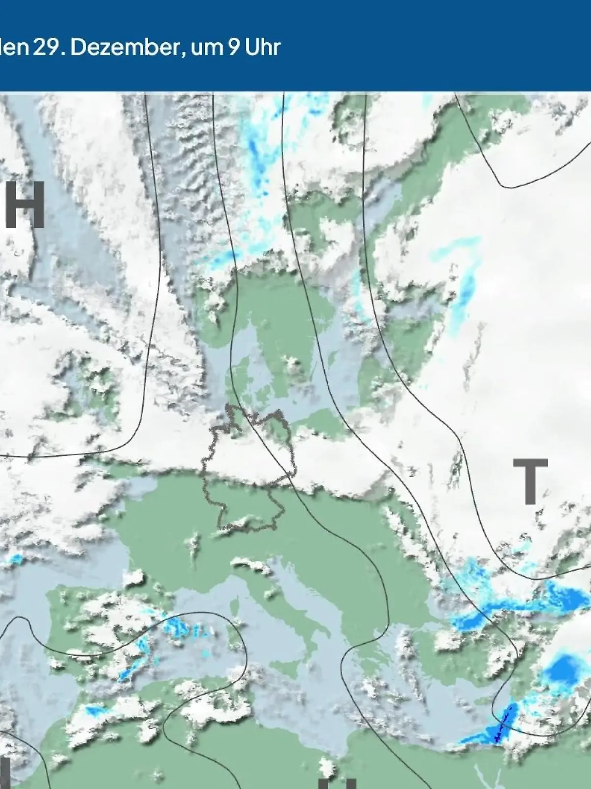 Bild zu: "Die Wetterlage der kommenden 5 Tage"