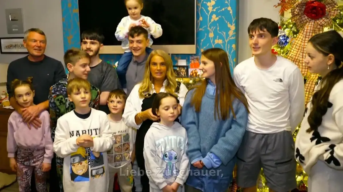 So feierten sie Weihnachten mit 22 Kindern Chaos bei Familie Radford