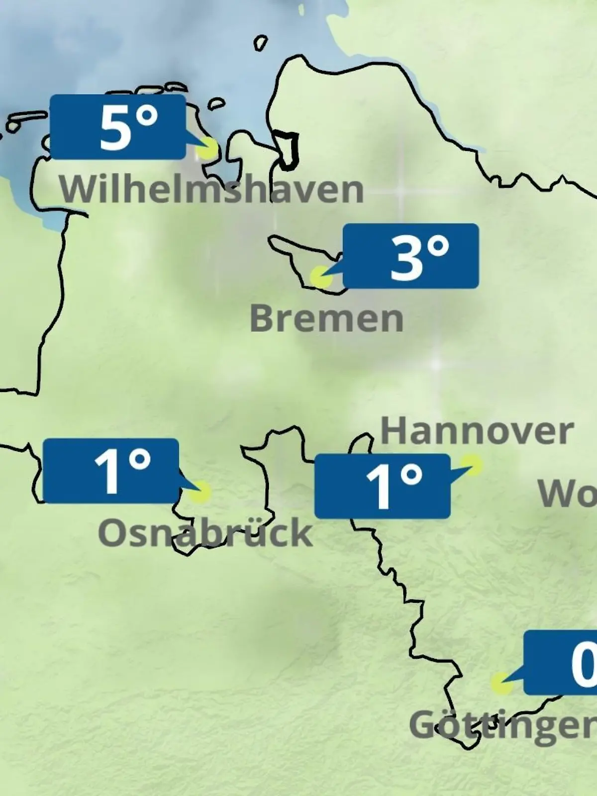 Bild zu: "Bremen und Niedersachsen: Wie wird das Wetter?"