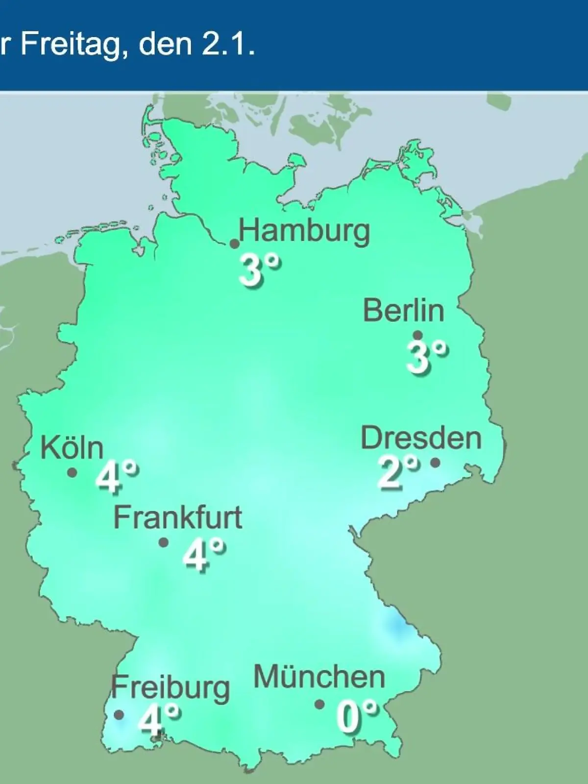 Bild zu: "Im Video: Temperatur-Vorhersage"