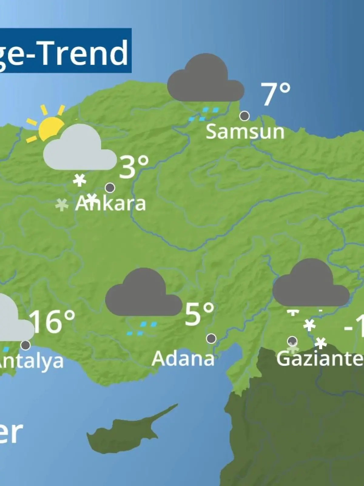 Bild zu: "Türkei: Wie wird das Wetter?"