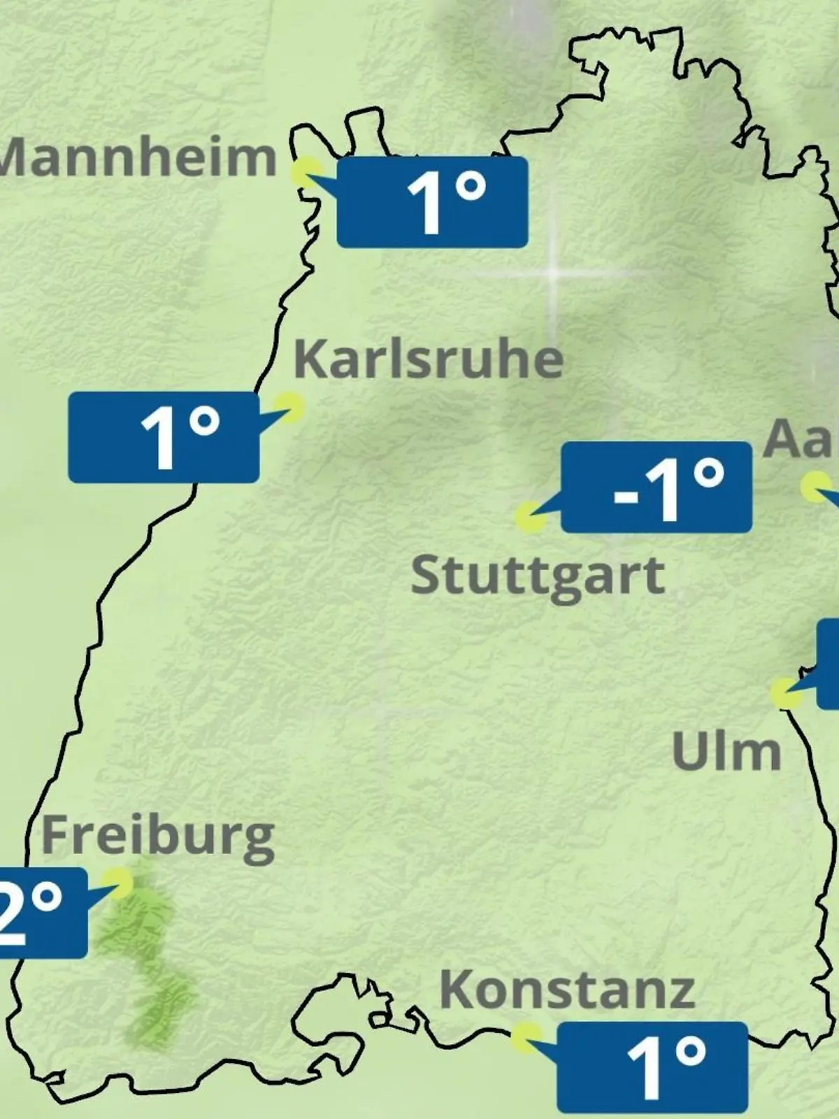 Bild zu: "Baden-Württemberg: Wie wird das Wetter?"
