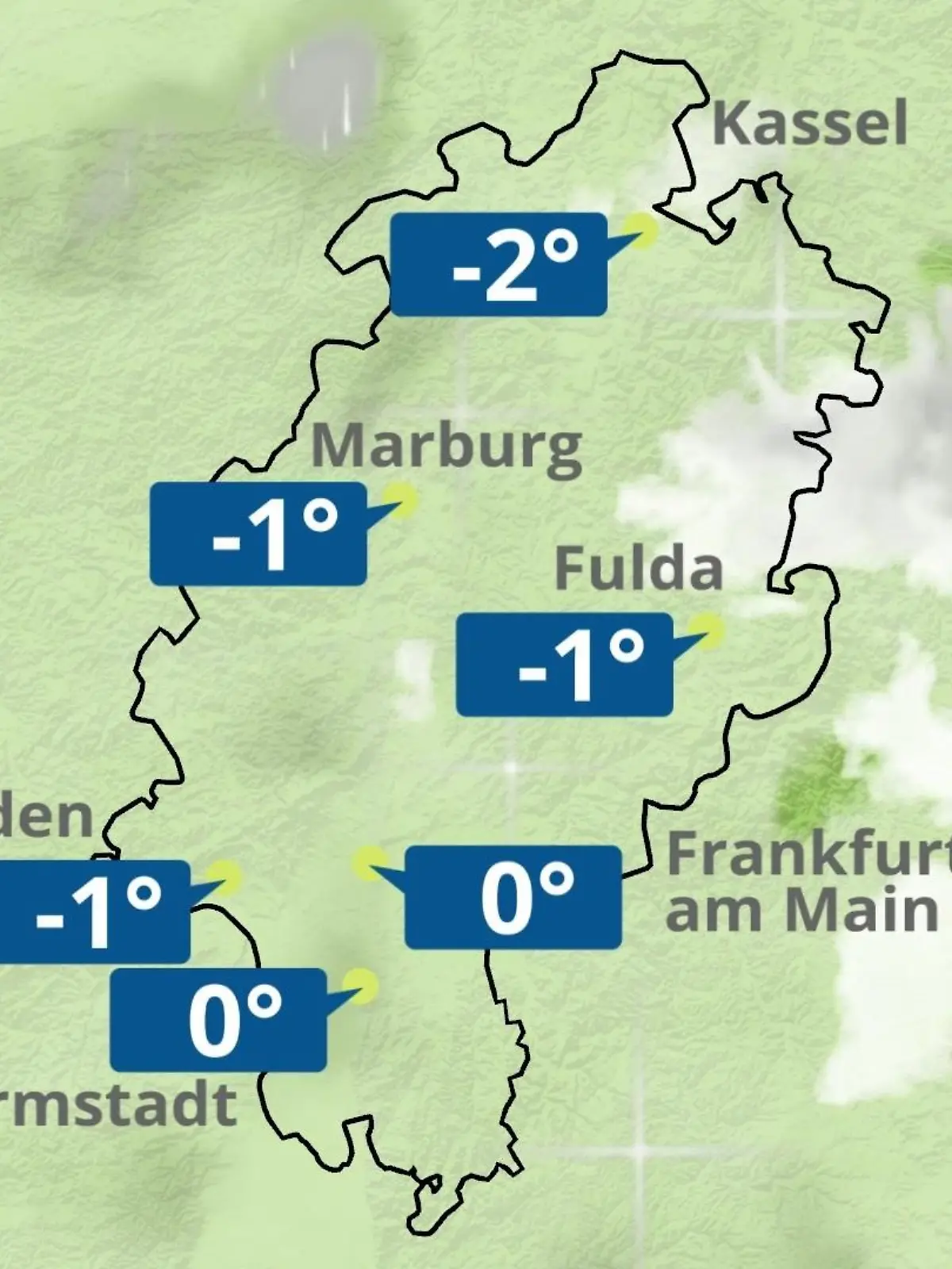 Bild zu: "Hessen: Wie wird das Wetter?"